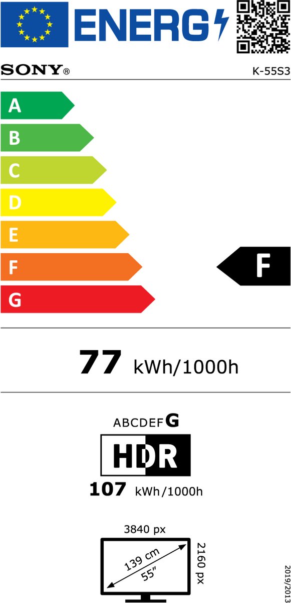 Sony Bravia 3 - 55 inch - 4K LED - 2025 - afbeelding 2