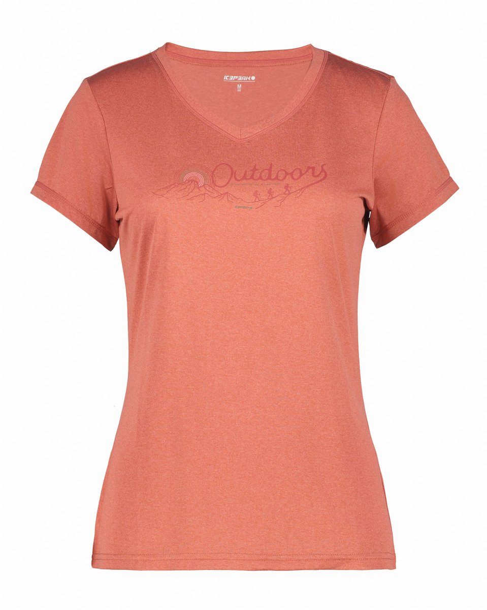Icepeak Burnham – Outdoor Kleding Fleeces en Truien T-Shirt Roze