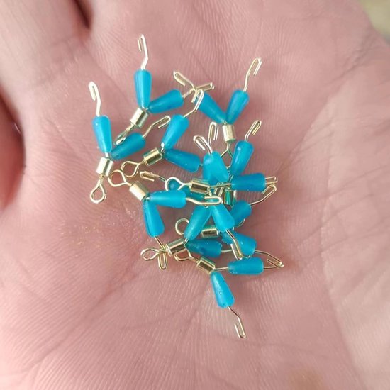50 stuks Flexibele Siliconen Klemmen voor Vissers - Snelle Haak Splitters en Drijvers voor Effectieve Vangst — afbeelding 4