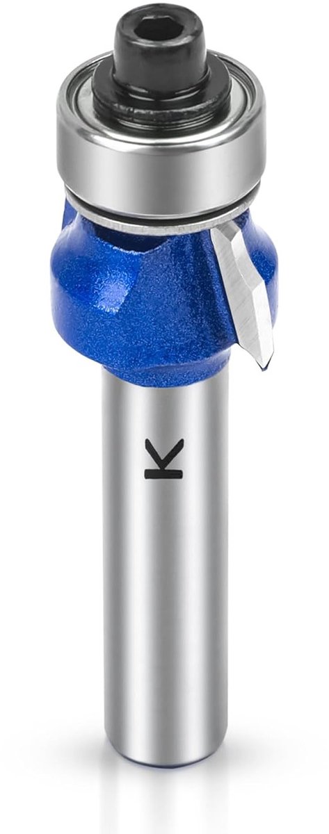 2mm Ronde Frees met 8mm Schacht, Harde Stalen Router Bits voor Houtbewerking en Randafwerking