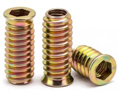 Set van 40 Drenky M6x20mm Draadmoeren - Gegalvaniseerde Hexagon Draadmoeren voor Houtbewerking en Meubelmontage