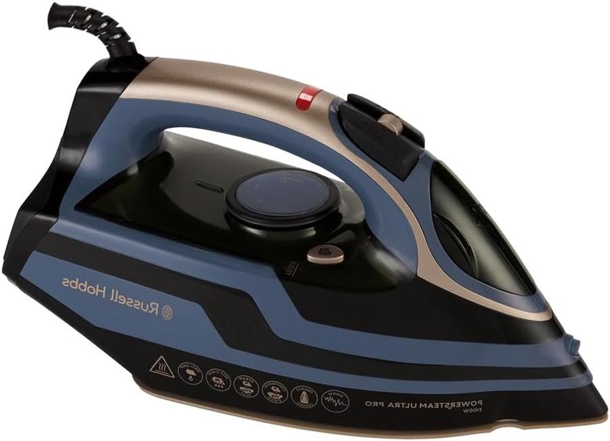 Stoomstrijkijzer - Kreukelverwijderaar - Kleding Strijken - Met Kwarts Gecoate Zool - 3100 Watt - Staal
