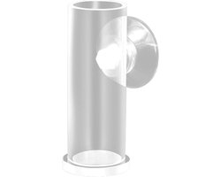 Acryl Vis Voederbuis - Aquarium Houder - Vis Voeren - Sterke Zuignap - 7 cm Hoogte - Transparant
