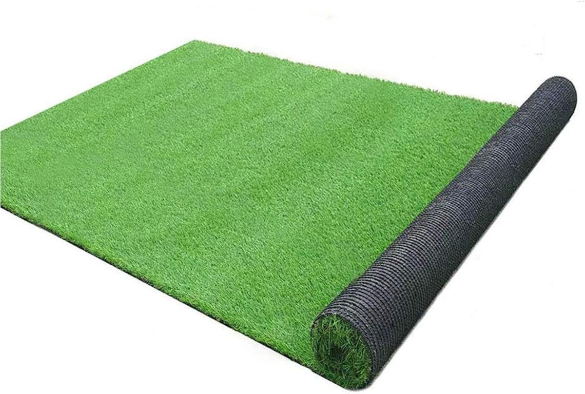 Kunstgras Tapijt - Siergras Mat - Tuin Decoratie - Realistisch 4-Tone - 152x244cm - Groen
