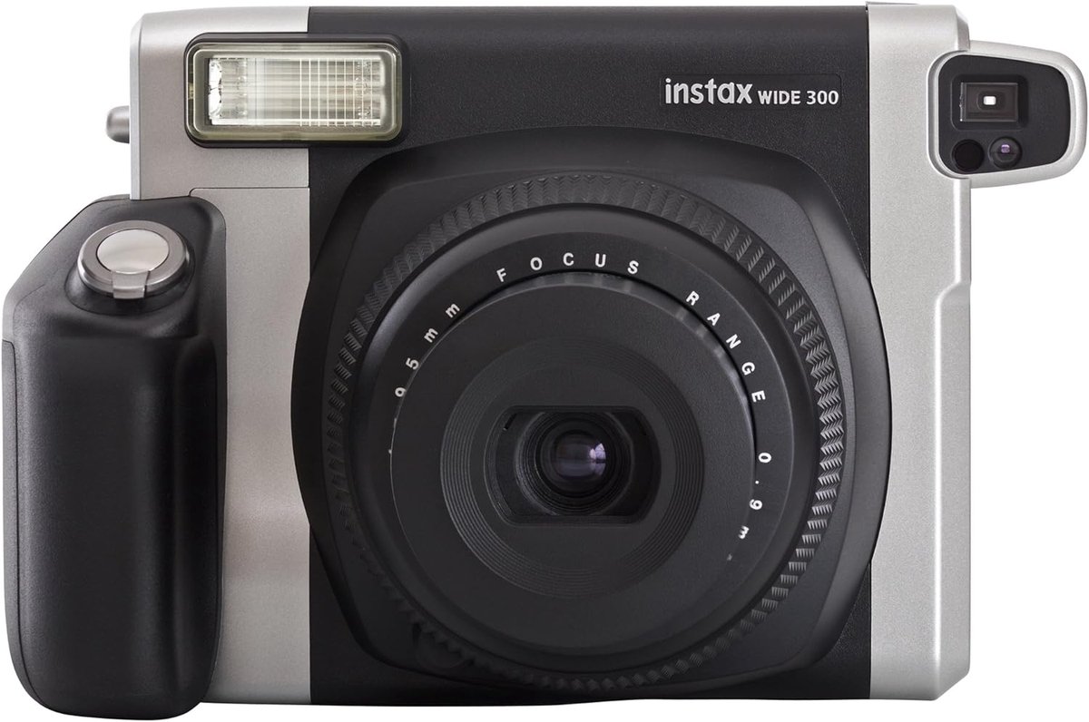 Direct Klaar Camera - Instant Camera - Feesten en Bijeenkomsten - Extra Breed Filmformaat - 21 x 145 cm - Zwart