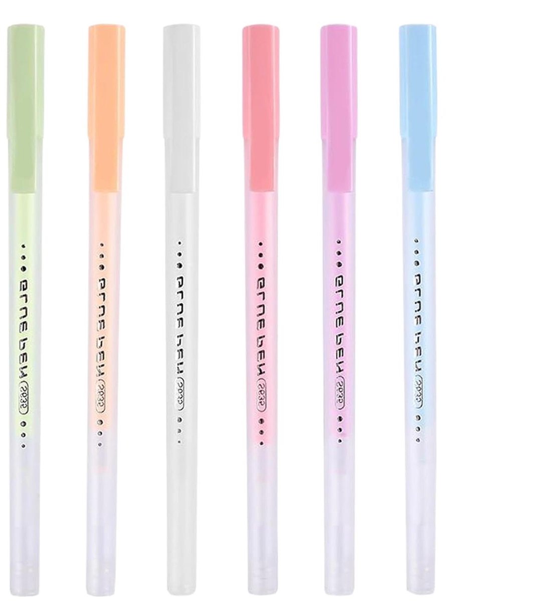 Lijmpennen - Knutsel lijm - Scrapbooking maken - Sneldrogende formule - 6 stuks - Wit