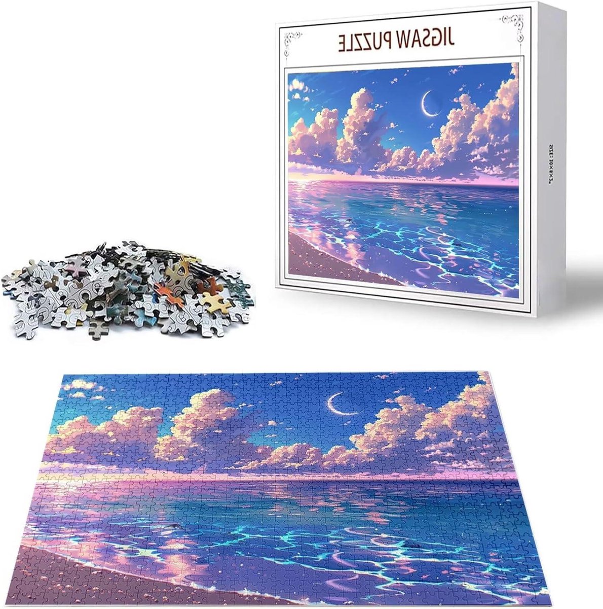 Legpuzzel 3000 stukjes - Houten puzzel volwassenen - Ontspanning thuis - Gelabelde achterkant - 122 x 81 cm - Multicolor