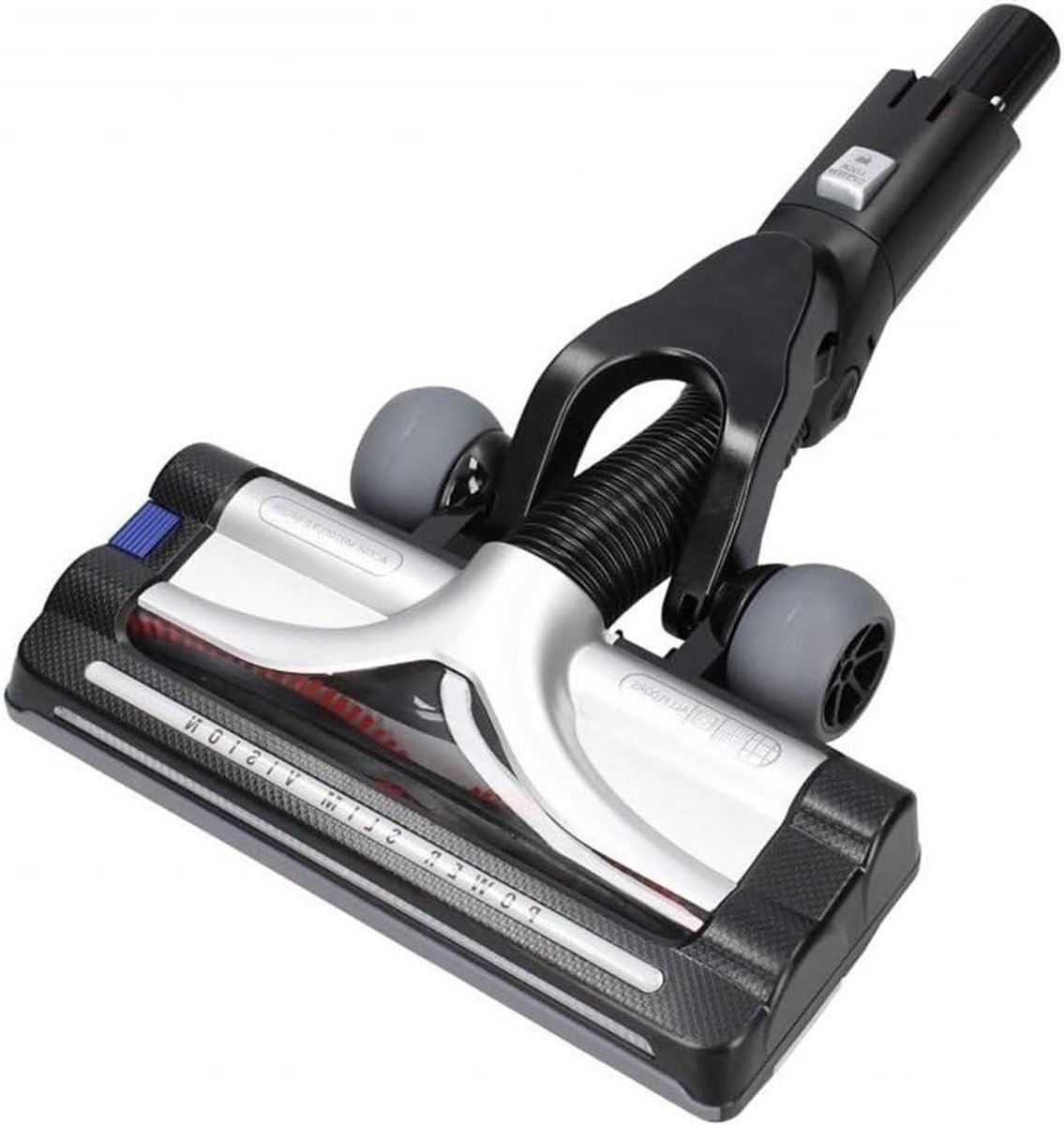 Stofzuigerborstel Opzetstuk - Gemotoriseerde Borstel - Grondig Stofzuigen - Geïntegreerde LED Verlichting - 27 cm Breed - Zwart