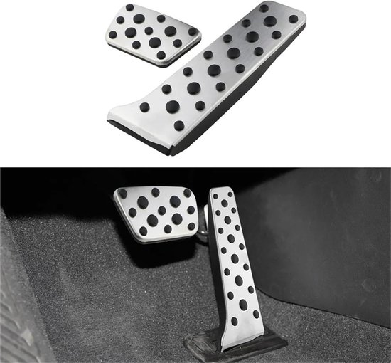 Pedaalhoezen Auto - Gaspedaal Rem - Veiliger Rijden - Antislip Ontwerp - 25 x 10 x 5 cm - Metaal — afbeelding 3