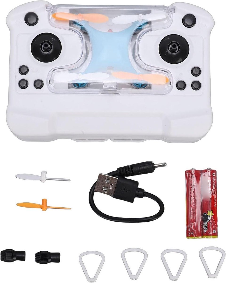 Mini Drone - RC Quadcopter - Buiten avonturen - Veiligheidsframe - 15 x 10 x 9 cm - Zwart