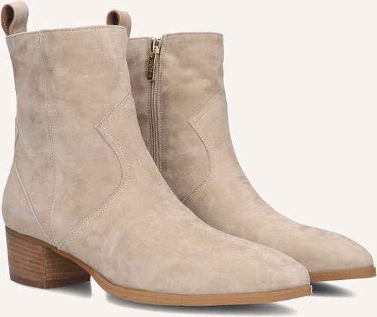 Notre-V 3231 Bottines - Bottines avec fermeture éclair - Femme - Beige - Taille 38