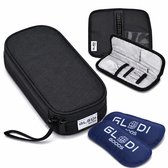 GLODI GOODS® Insuline koeltas incl. 2 icepacks en thermometer – diabetes tas medische etui – koeltasje voor op reis - waterafstotend 20 x 8 x 5cm