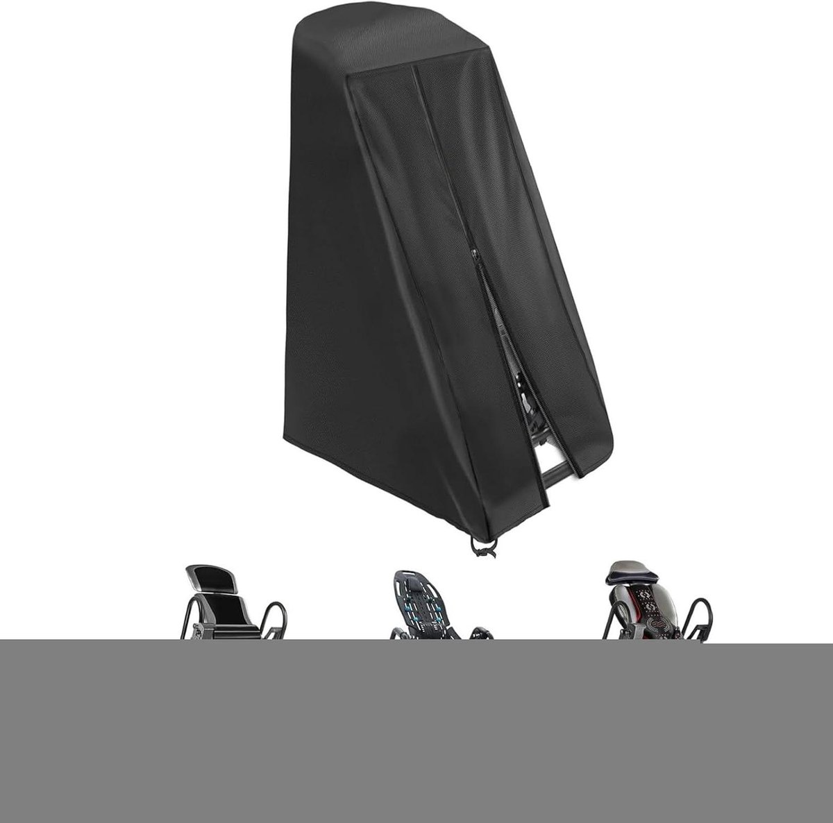 Inversie Tafelhoes - Beschermhoes Fitness - Apparatuur Beschermen - Waterdicht Oxford Doek - 119x72x160 cm - Zwart