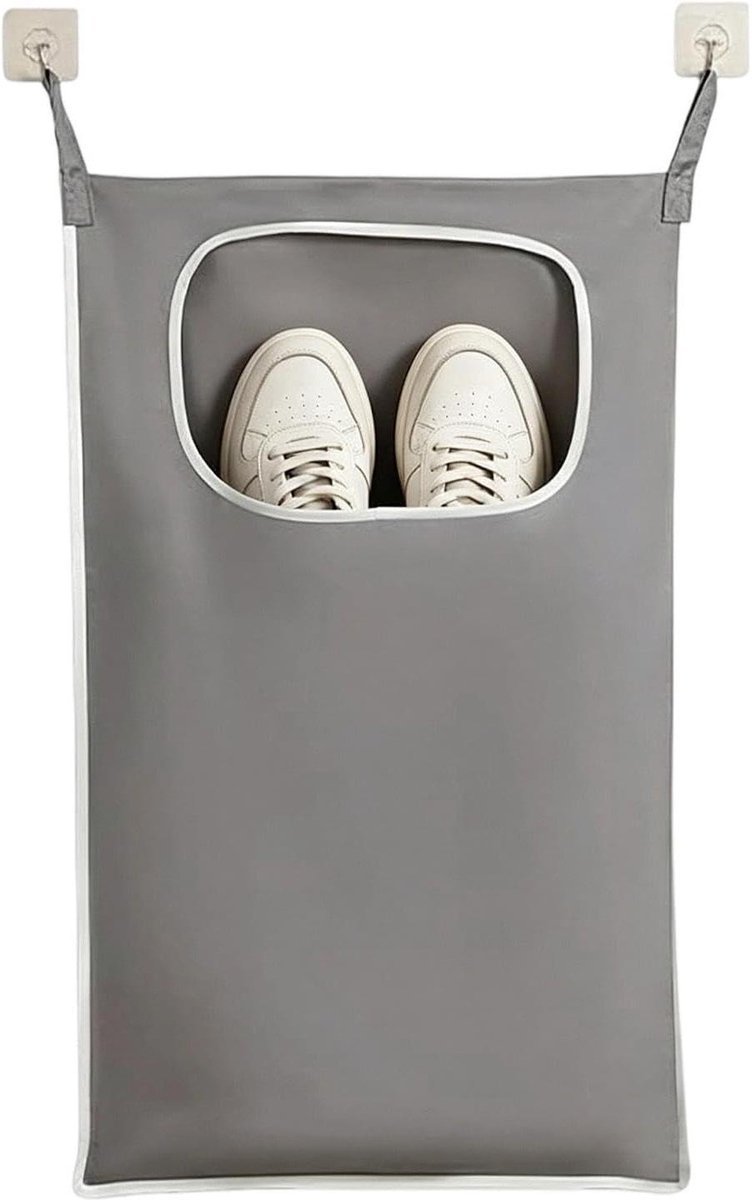 Deur Wasmand - Opberger met Rits - Ruimte Besparen - Hangend Ontwerp - 21x16x7 cm - Enkel