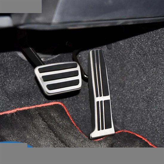 Pedaalhoezen Auto - Gas Remsteun - Verbeterde Rijervaring - Antislip Rubber - 30 x 10 x 10 cm - Metaal — afbeelding 3