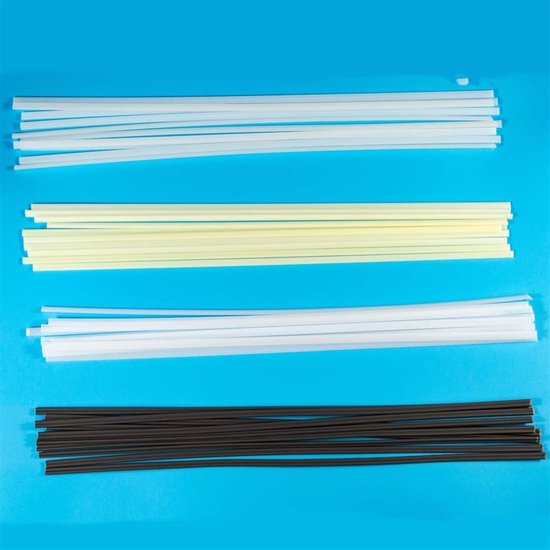 Kunststof lasstaven - Soldeerstokken - Kunststof reparaties - Verschillende materialen - 33 cm - Diverse kleuren — afbeelding 3