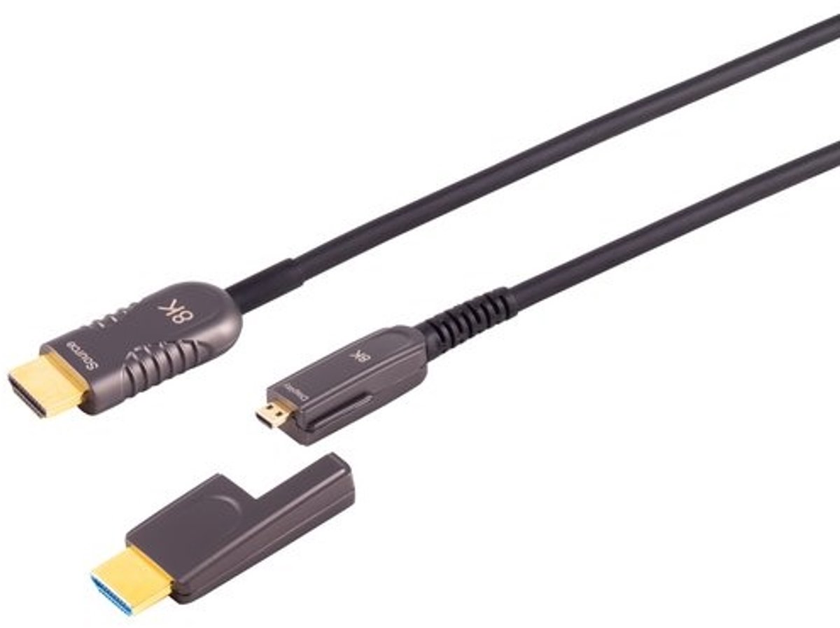 Optisches HDMI Verlegekabel-Set, 10K, 30m