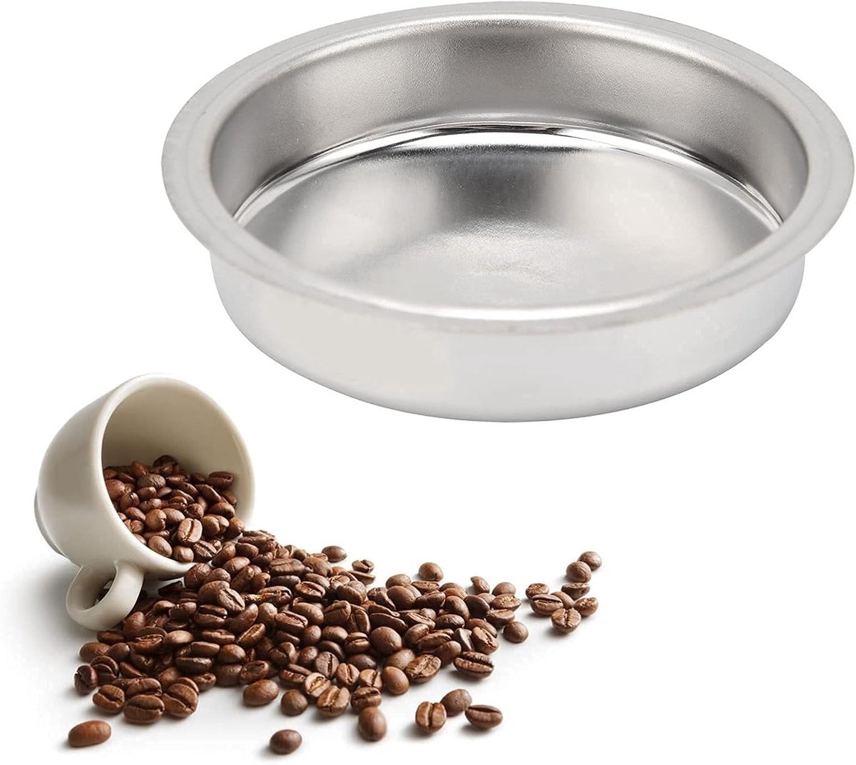 Blind disc 51mm voor koffiemachines - RVS, lichtgewicht backflush insert en metaal blind filter voor optimale reiniging