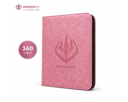 ShirudoPro Zip Binder 360 cartes - Violet / Classeur de cartes à collectionner / Classeur adapté aux cartes à collectionner / Classeur de collection de cartes à Trading avec fermeture à glissière / Convient pour 360 cartes
