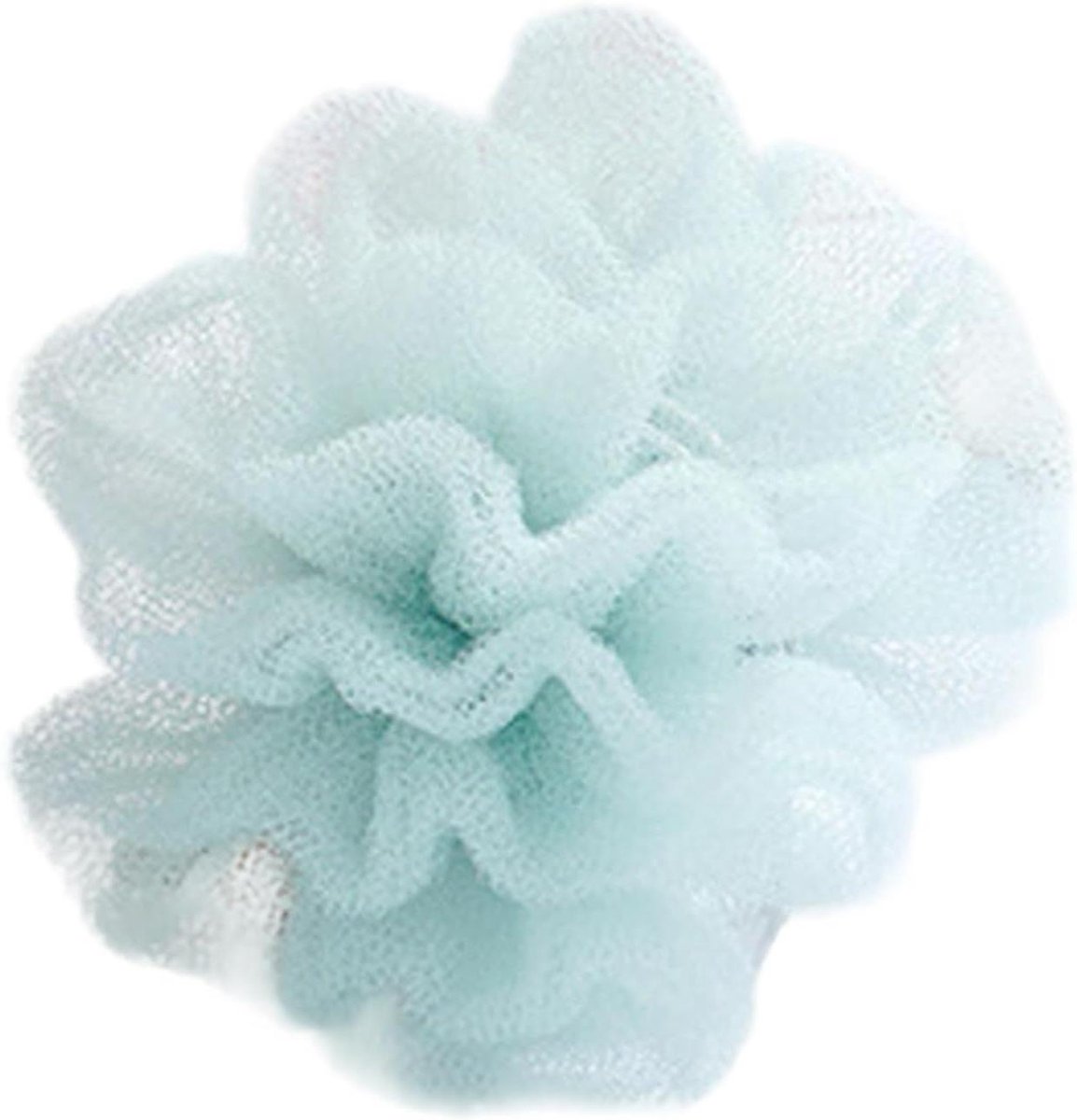 Douchepoef Rugscrubber - Bad spons - Huid vernieuwing - Dubbele reiniging - 14 x 49 cm - Blauw