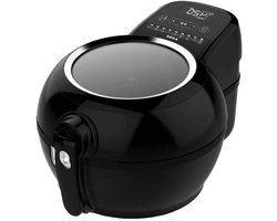 Friteuse Genius - Hetelucht Frituurpan - Gezond Koken - Automatische Menu's - 12 kg - Zwart
