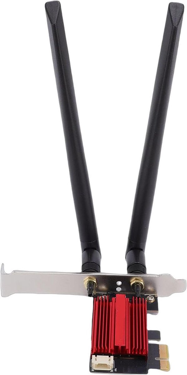 Draadloze Netwerkkaart - WiFi Adapter - Snelle Internetverbinding - WiFi 7 Technologie - 6400Mbps - Zwart