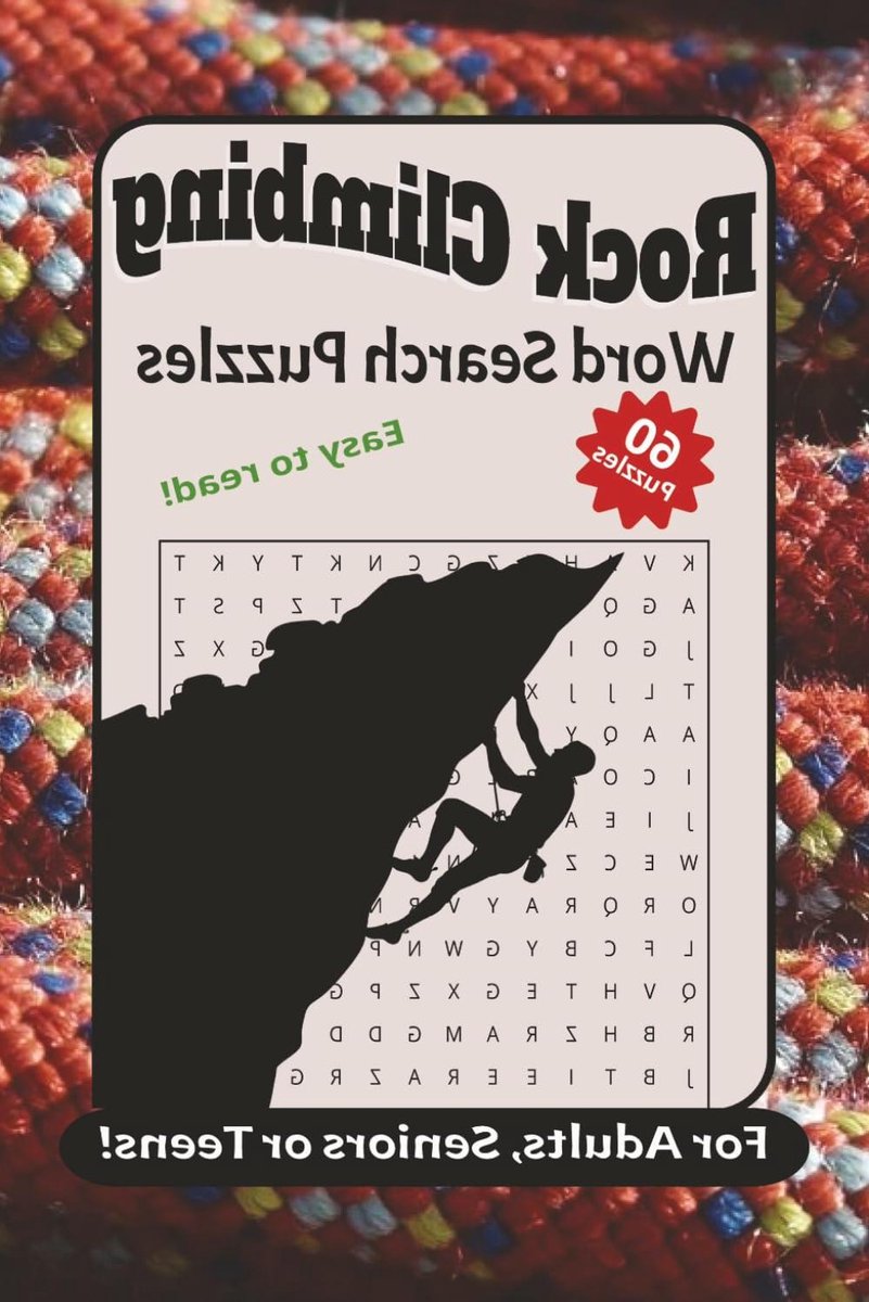 Klim Woordzoeker - Puzzelboek Avontuur - Ontspanning en Training - 60 Thema Puzzels - 120 Pagina's - Niet gespecificeerd
