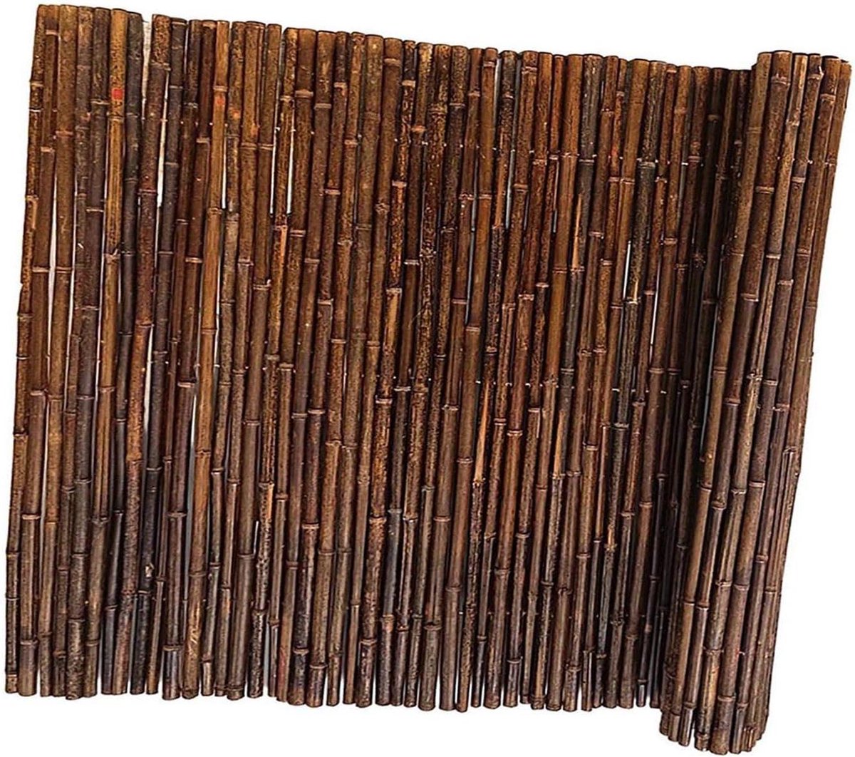 Bamboe Hek - Privacy Scherm - Tuin Decoratie - Duurzaam Natuurlijk Materiaal - L200 x H90 cm - Natuurlijk