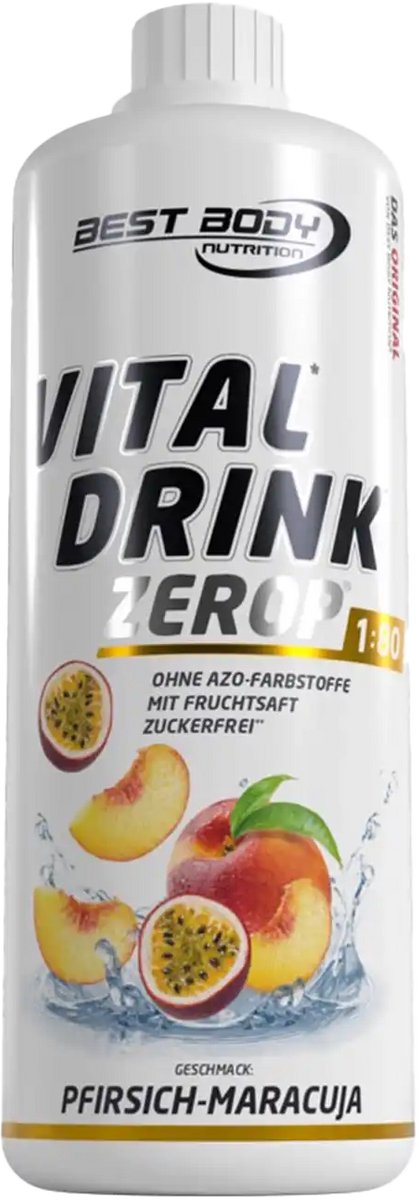 Low Carb Vital Drink - 1000 ml - Peach Passionfruit