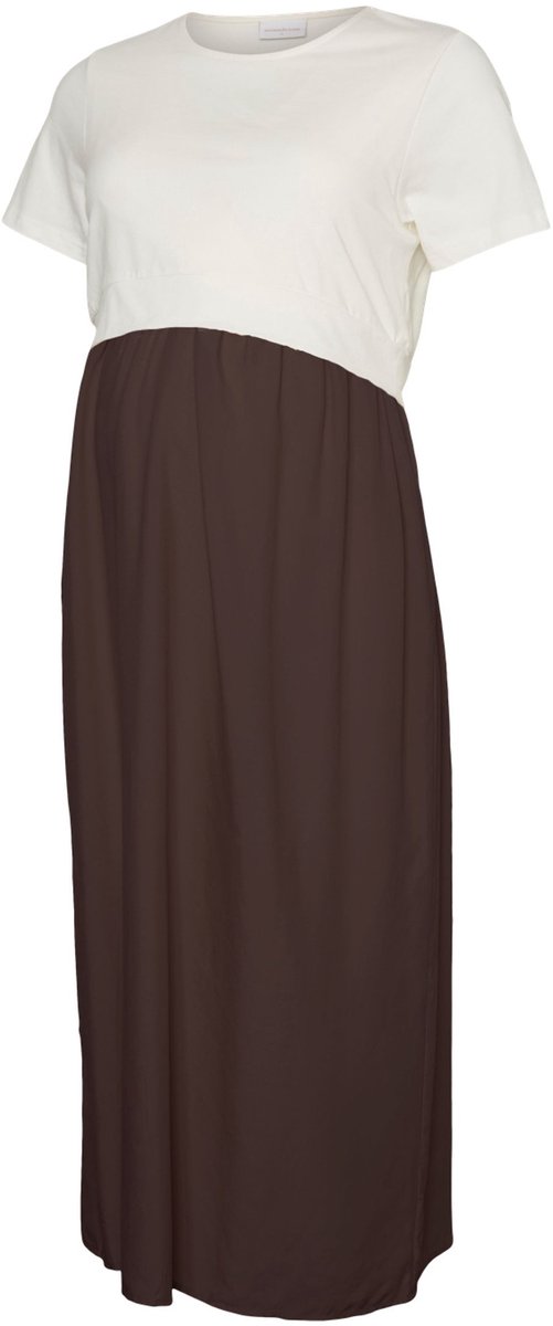 Mamalicious Mama Licious Jurk MLKAMMIE Zwangerschapsjurk Hot Fudge 1