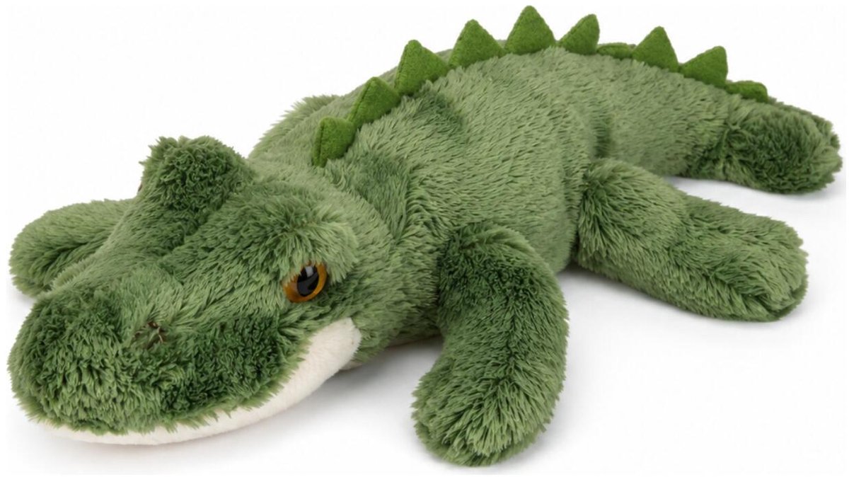 Ravensden Pluche krokodillen knuffel - Groen - 15 cm - Cadeau voor kinderen