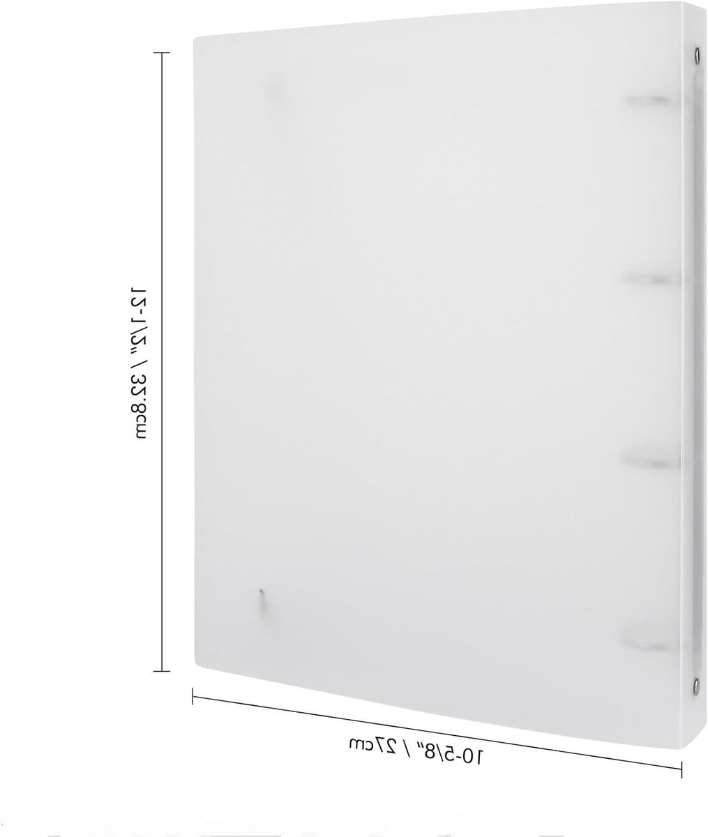 Set van 8 A4 4 Ring Binders met Transparante Soft PVC Covers voor Herbruikbare Notitieboeken en Stempels, Matte Oppervlak, 8 Kleuren — cadeau in Cadeau-ideeën - foto 2