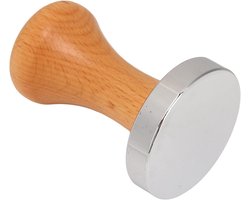 Koffie Tamper - Aanstamper Espresso - Espresso Bereiden - Ergonomisch Handvat - 58MM - Zilver