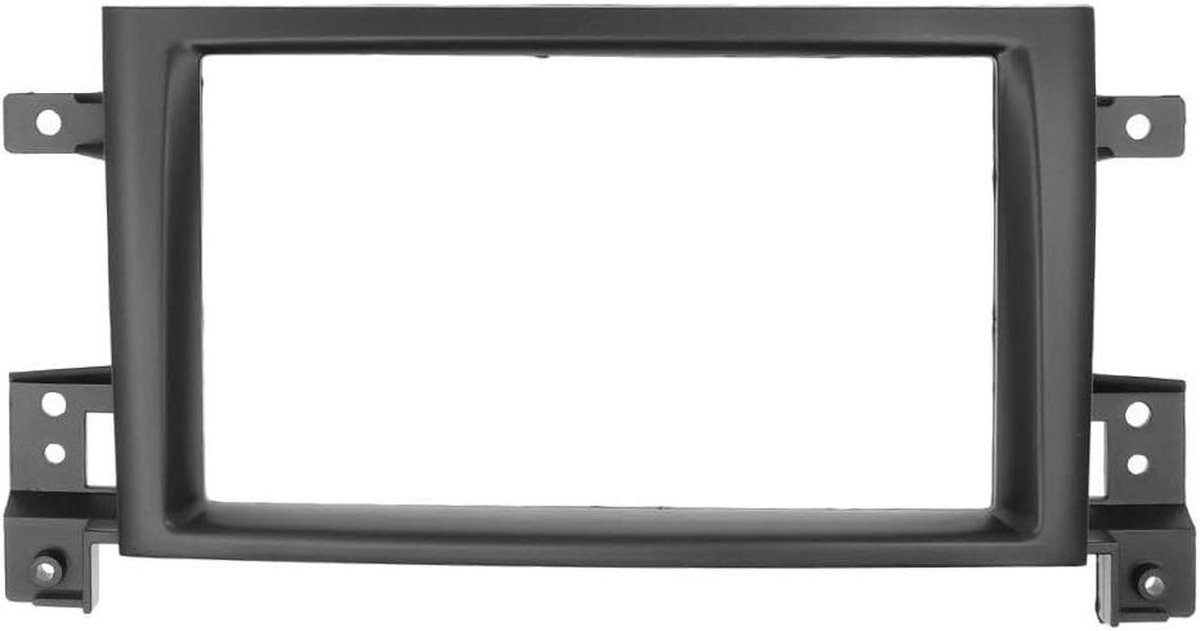 Auto Stereo Frame - Radio Paneel - Dashboard Installatie - Nauwkeurige Pasvorm - 2DIN - Zwart