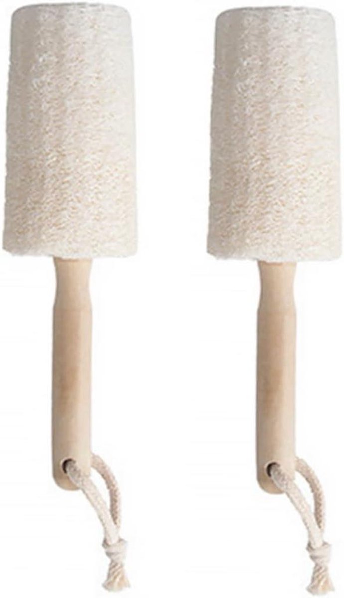 Badborstel Set - Douche Spons - Huid Reinigen - Exfoliërende Werking - 2 Stuks - Diverse Kleuren