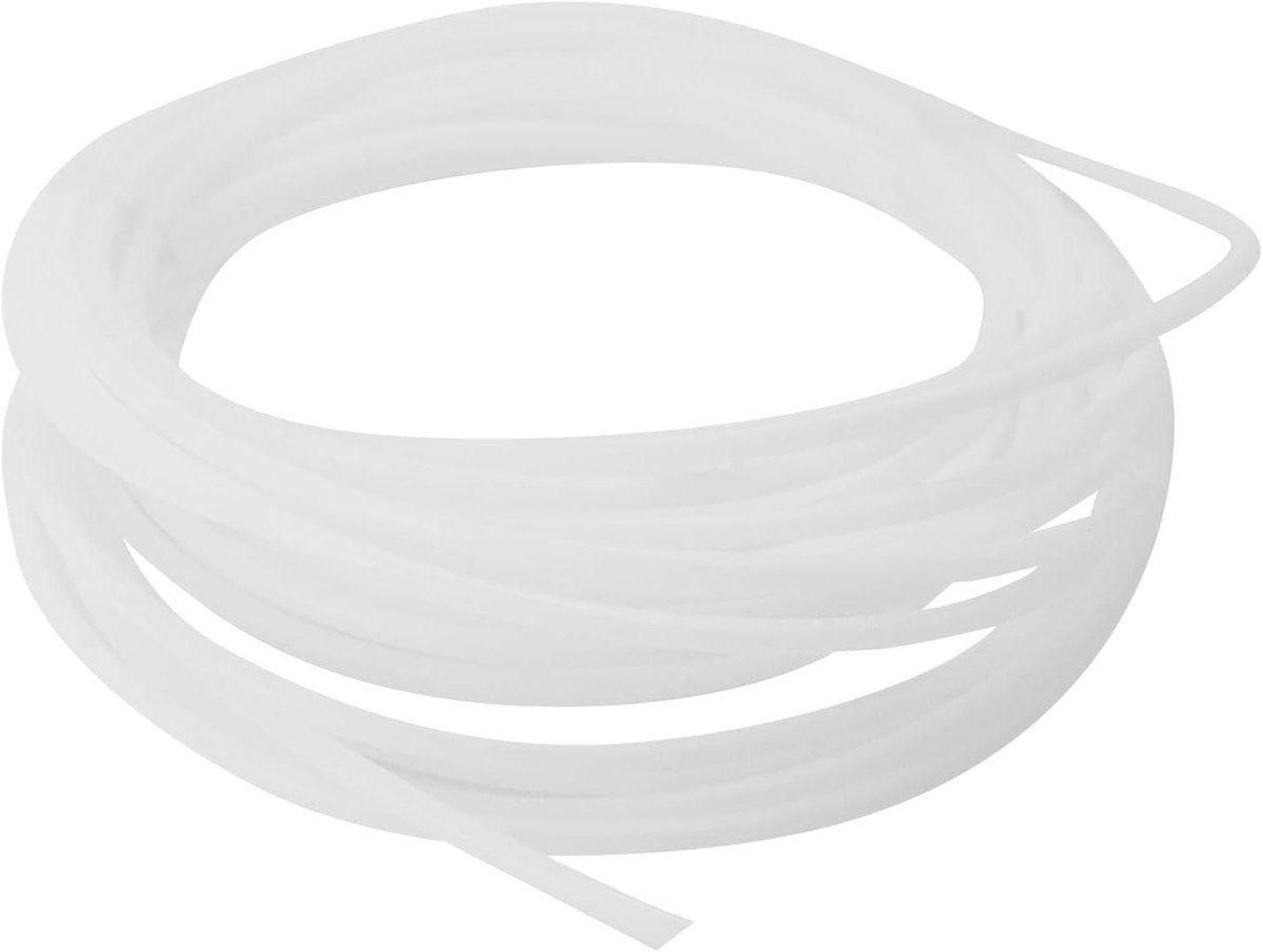 Teflon Slang - PTFE Buis - 3D Printen - Hoge Kwaliteit Materiaal - 4 Meter - Wit