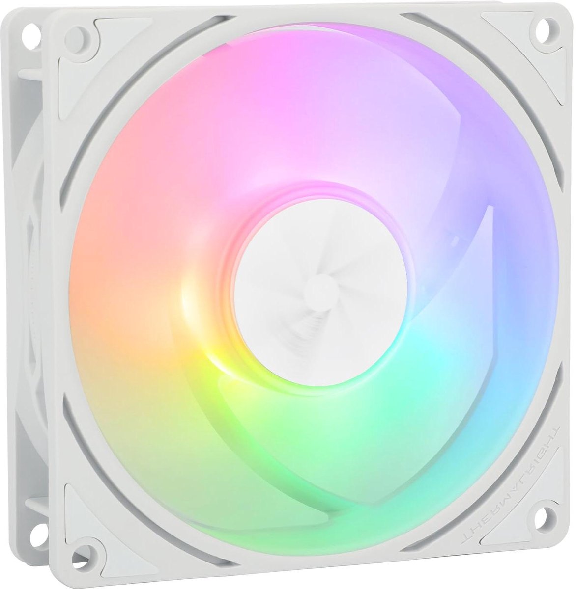 PC Ventilator - Koeler - Computer Koeling - ARGB Verlichting - 92mm - Wit