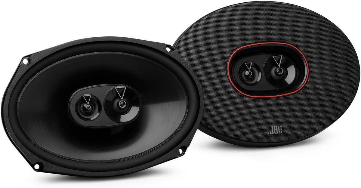 Auto Luidsprekers - 3-Weg Systeem - Muziek Luisteren - Plus One Woofer - 6x9 Inch - Zwart