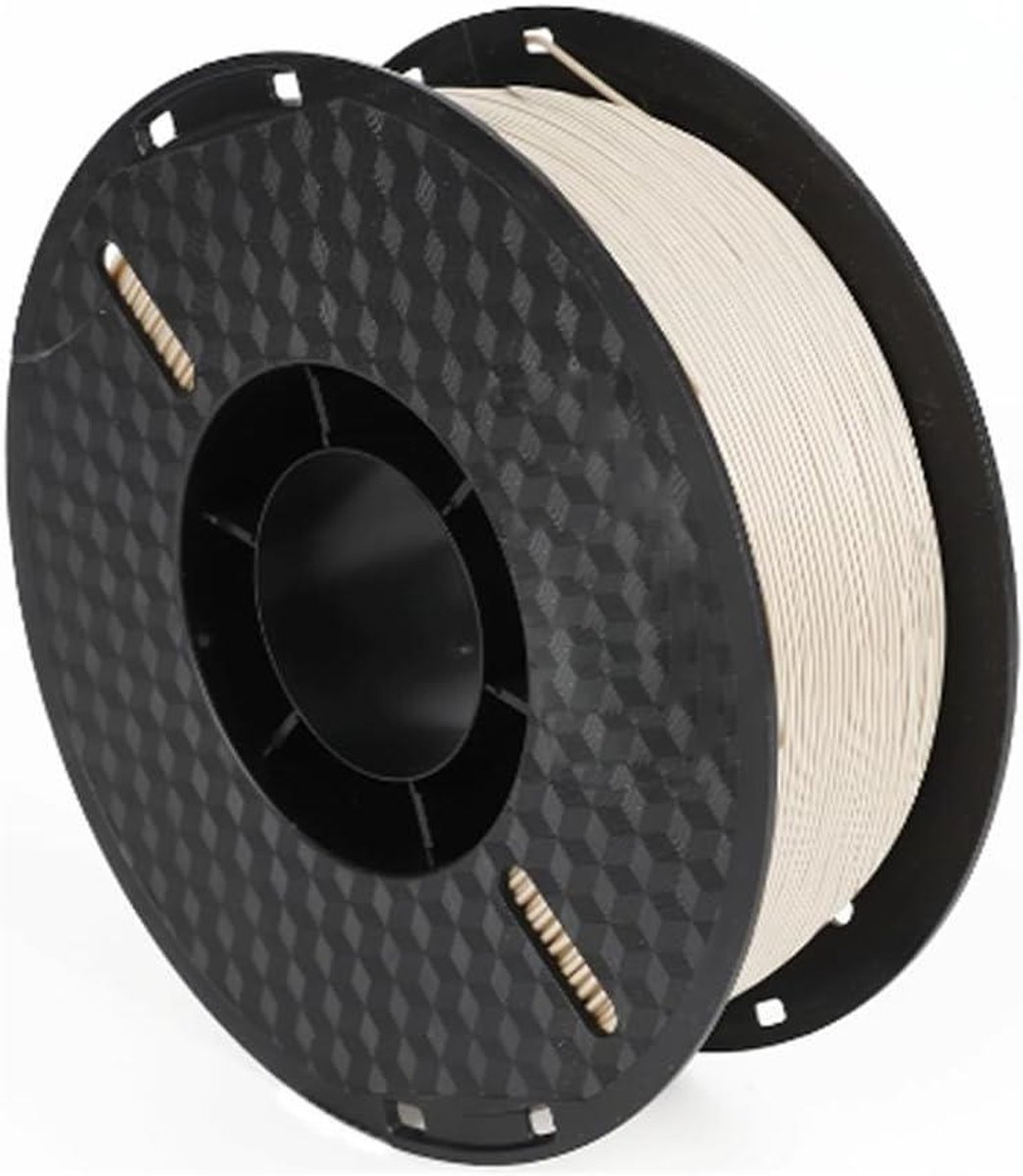 3D Printer Filament - PLA Materiaal - Modellen Maken - Nauwkeurige Diameter - 1.75mm Rol - Houtkleur