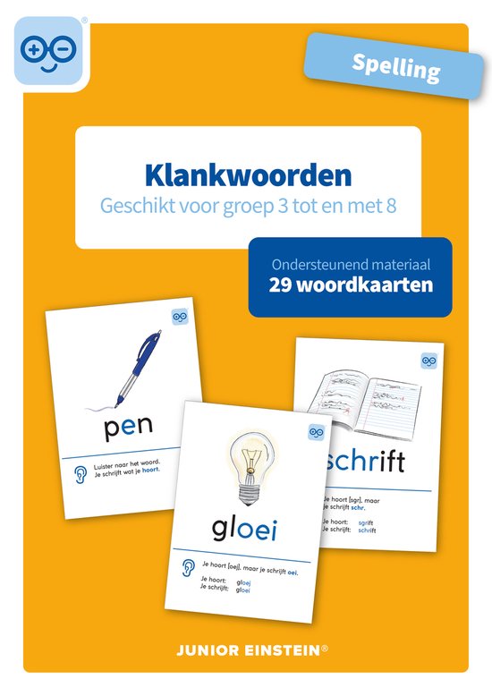 Spelling Klankwoorden voor groep 3 tot en met 8 - cover
