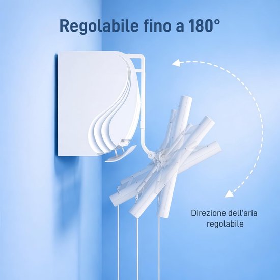 Windscherm Airconditioning - Airco Deflector - Comfort Verhogend - Verstelbare Hoek - 34 x 12 x 6 cm - Wit — afbeelding 3