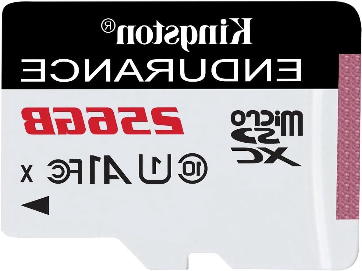 MicroSDXC Geheugenkaart - SD Kaart Opslag - Continue Opnames - Duizenden Uren Betrouwbaar - 256 GB - Zwart/Wit