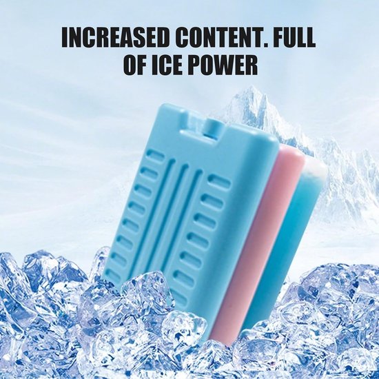 Ice Packs, Reusable Freezer Blocks, Long-Lasting Cooling Solution, Leakproof & Portable Design, Slim Lightweight Style for Work School Picnic Camping Meal Bags van Themekit — afbeelding 3