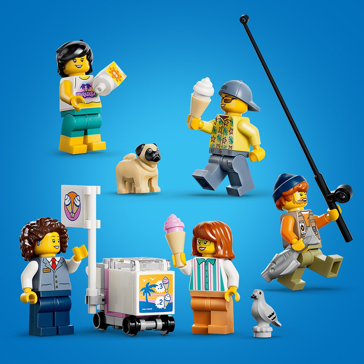 LEGO City Klassieke Strandtram Tram Speelgoed voor Kinderen Vanaf 7 Jaar - 60506 – foto 3
