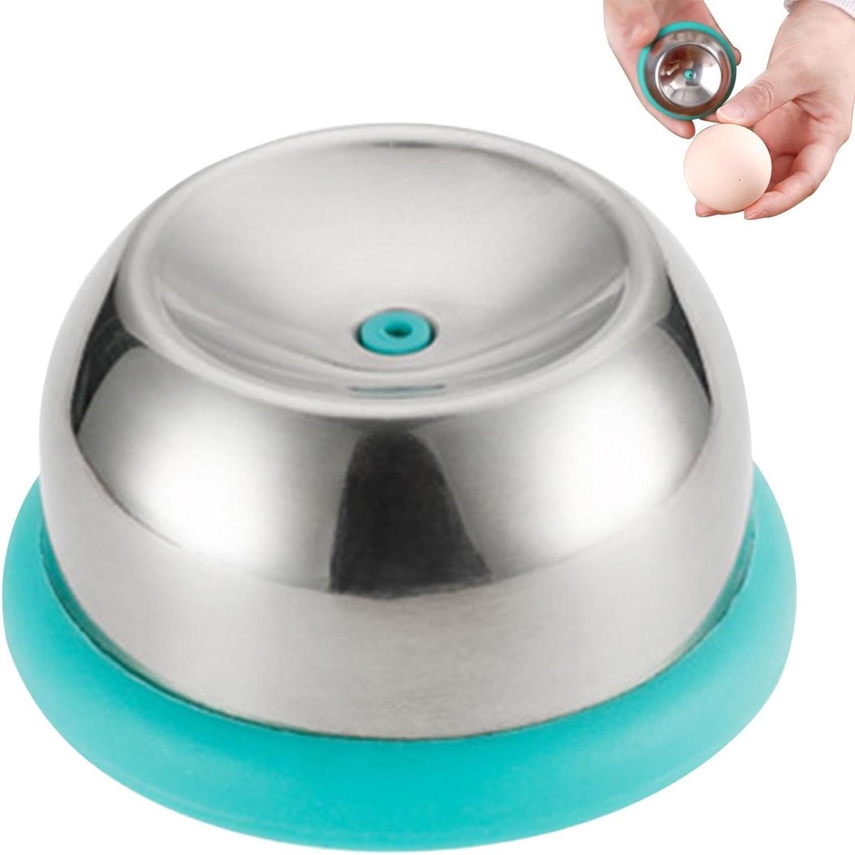 Eiernaald - Ei piercer - Koken van eieren - Roestvrij staal - Compact ontwerp - Blauw