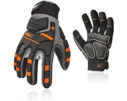 Vgo... 1 paar veiligheidshandschoenen, monteurhandschoenen, slaghandschoenen, anti-vibratiehandschoenen, riggerhandschoenen, heavy duty (SL9792IP)