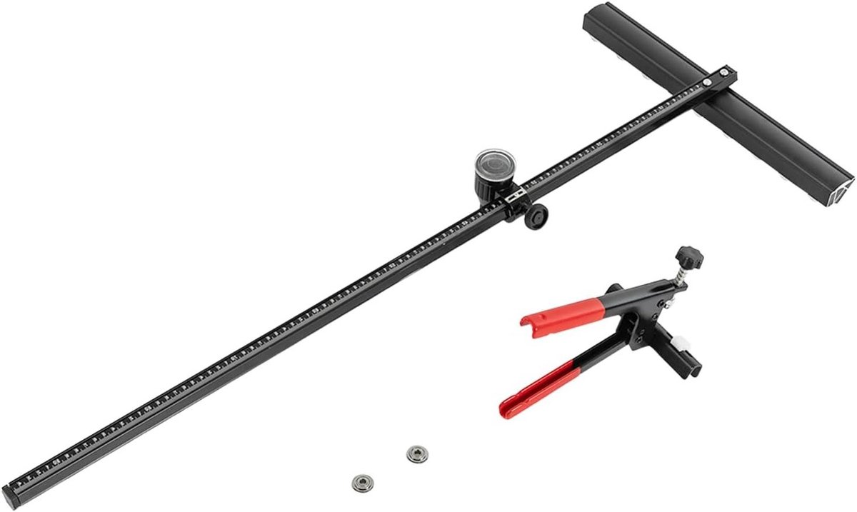 Handmatige Tegelsnijder - Tegelsnijmachine - Nauwkeurig Tegels Snijden - Aluminiumlegering Constructie - 3-15 mm Dikte - Grijs