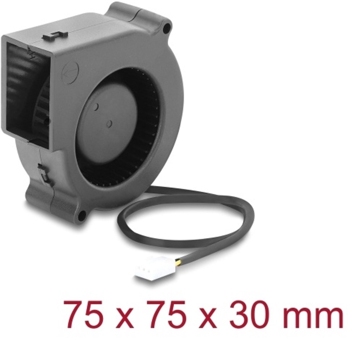Delock Radiale Ventilator 75 x 75 x 30 mm