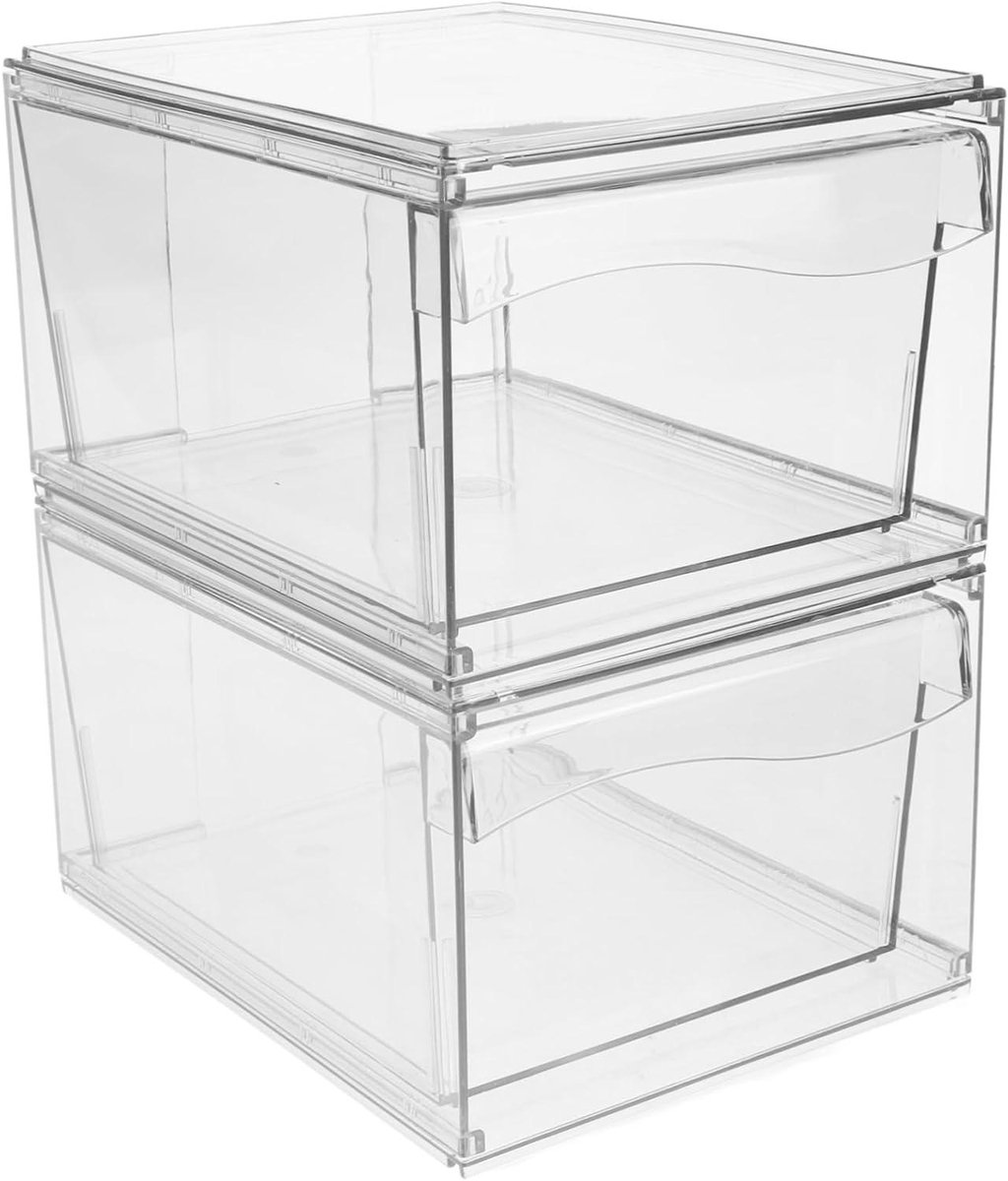 Make-up Organizer - Opbergdoos Lade - Cosmetica Ordenen - Stapelbaar Ontwerp - 20x15x11cm - Transparant