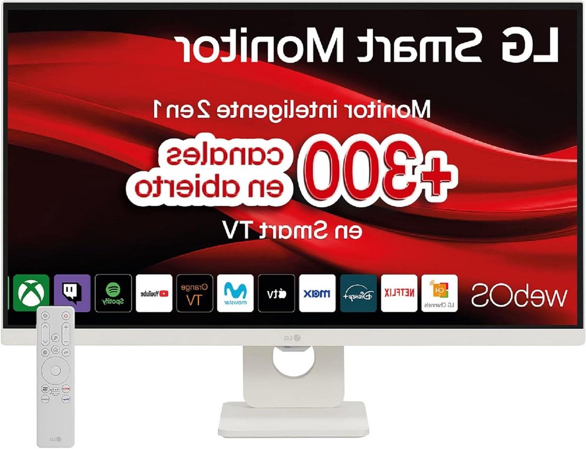 27 inch Monitor - 4K IPS Display - Werk en Entertainment - WebOS 24 Smart - 3840 x 2160 Resolutie